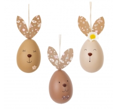 Подвесное украшение Зайчик, L5 W5 H11,5 см, 3 вида