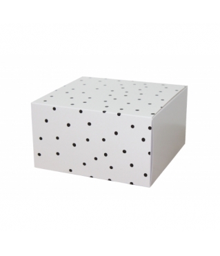 Коробка 160*160*90 мм, дизайн 2020-7, белое дно