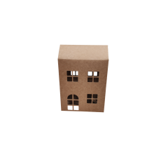 Коробка-домик 150*75*180 мм ( до крыши), крафт