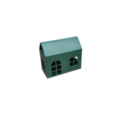 Коробка-домик 150*75*90 мм (до крыши) мм ( до крыши), зеленая