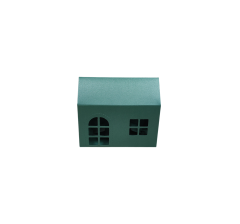 Коробка-домик 150*75*90 мм (до крыши) мм ( до крыши), зеленая