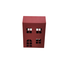 Коробка-домик 150*75*180 мм (до крыши) мм ( до крыши), бордо