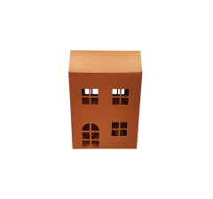 Коробка-домик 150*75*180 мм (до крыши) мм ( до крыши), медная