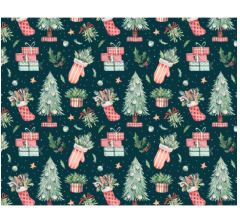 Коробка подарочная 180*110*30 мм, дизайн МО2025-11 с белым дном