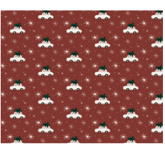 Коробка подарочная 200*200*70 мм, дизайн МО2025-13 с крафт дном