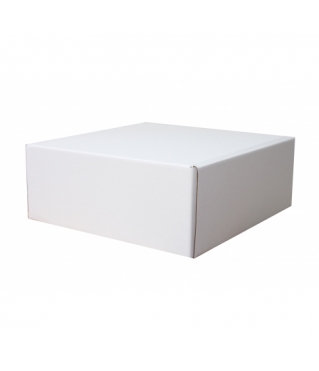 Коробка из МГК 250*250*100 мм, белый дизайнерский