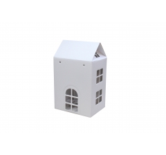 Коробка-домик 12*16*20 см (до крыши), белый глянцевый