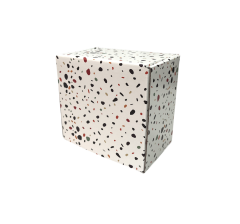 Коробка из МГК 130*130*90 мм, дизайн Б2024-3
