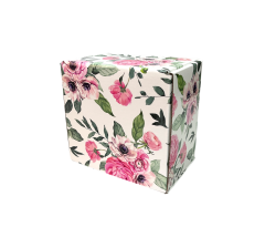 Коробка из МГК 130*130*90 мм, дизайн Б2024-4