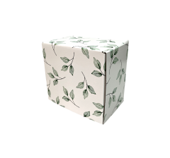 Коробка из МГК 130*130*90 мм, дизайн Б2024-6