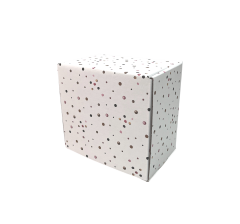 Коробка из МГК 130*130*90 мм, дизайн Б2024-7