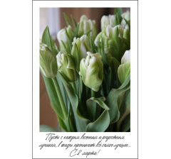 Открытка 9*6 см, дизайн 38