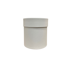 Коробка круглая (шляпная) 80*80 мм, белая