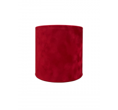 Бархатная коробка круглая без крышки 180*180 мм, красный