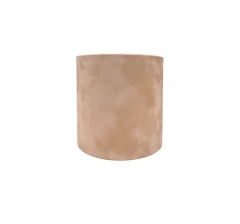 Бархатная коробка круглая без крышки 120*120 мм, бежевый