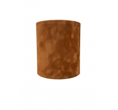 Бархатная коробка круглая без крышки 140*140 мм, коричневый