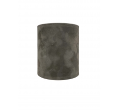 Бархатная коробка круглая без крышки 120*120 мм, темно-серый