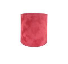 Бархатная коробка круглая без крышки 120*120 мм, коралловый