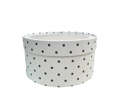 Коробка круглая с окном 205*95 мм, дизайн 2026-4