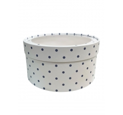 Коробка круглая с окном 205*95 мм, дизайн 2026-5