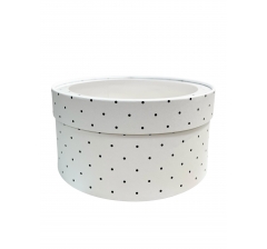 Коробка круглая с окном 205*95 мм, дизайн 2026-11