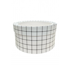 Коробка круглая с окном 205*95 мм, дизайн 2026-12