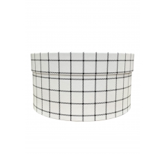 Коробка круглая с крышкой 205*95 мм, дизайн 2026-12