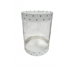 Коробка круглая с окном 160*220 мм, дизайн 1