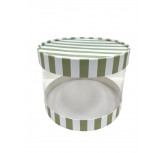 Коробка круглая 210*160 мм, дизайн 6