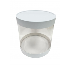 Коробка круглая 210*220 мм, белый