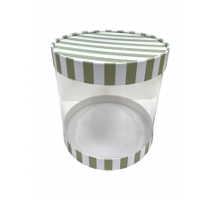 Коробка круглая 210*220 мм, дизайн 6