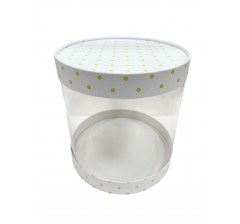 Коробка круглая 210*220 мм, дизайн 4