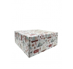 Коробка из МГК 300*300*130 мм, дизайн БО2024-7