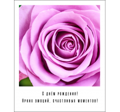 Открытка "Полароид" 11*9 см, дизайн 176