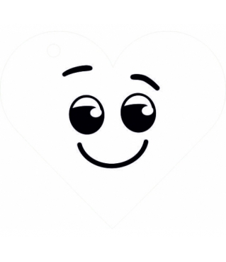 Открытка в виде сердца 8*7 см, дизайн 2023_15