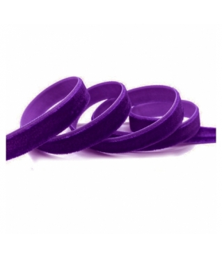 Лента бархатная 1 см/ 50 ярд, сиреневый