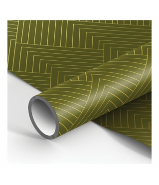 Упаковочная бумага глянц. 70*100см "Olive tone", 90г/м2