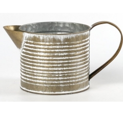 Декоративное кашпо-кувшин 20X11,5XH10CM, металл