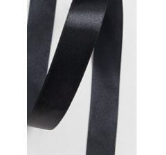 Лента атласная 2,5 см*100 ярд (SF-5925) черный №039