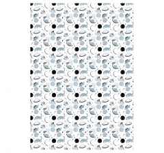 Упаковочная бумага глянц. 70*100см "Сhildish", 80 г/м2, дизайн 2