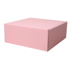 Коробка из МГК самосборная 300*300*130 мм, розовый