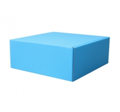 Коробка из МГК самосборная 300*300*130 мм, лазурный