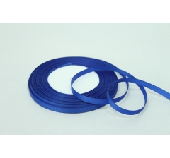 Лента репсовая 6 мм/25 ярдов, ярко-синий