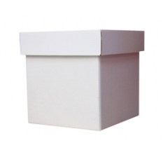 Коробка из МГК 300*300*350 мм, белый дизайнерский