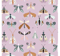 Коробка подарочная 200*200*70 мм, дизайн МО2024-10 с крафт дном