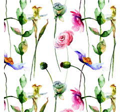 Коробка подарочная с окном 150*150*70 мм, дизайн МО2024-5 с крафт дном