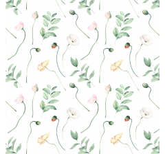 Коробка подарочная с окном 170*170*120 мм, дизайн МО2024-7 с крафт дном