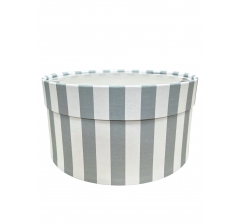 Коробка круглая с окном 180*85 мм, дизайн 2026-17