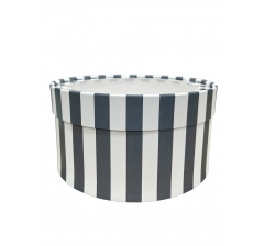 Коробка круглая с окном 180*85 мм, дизайн 2026-19