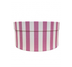 Коробка круглая с крышкой 180*85 мм, дизайн 2126-23